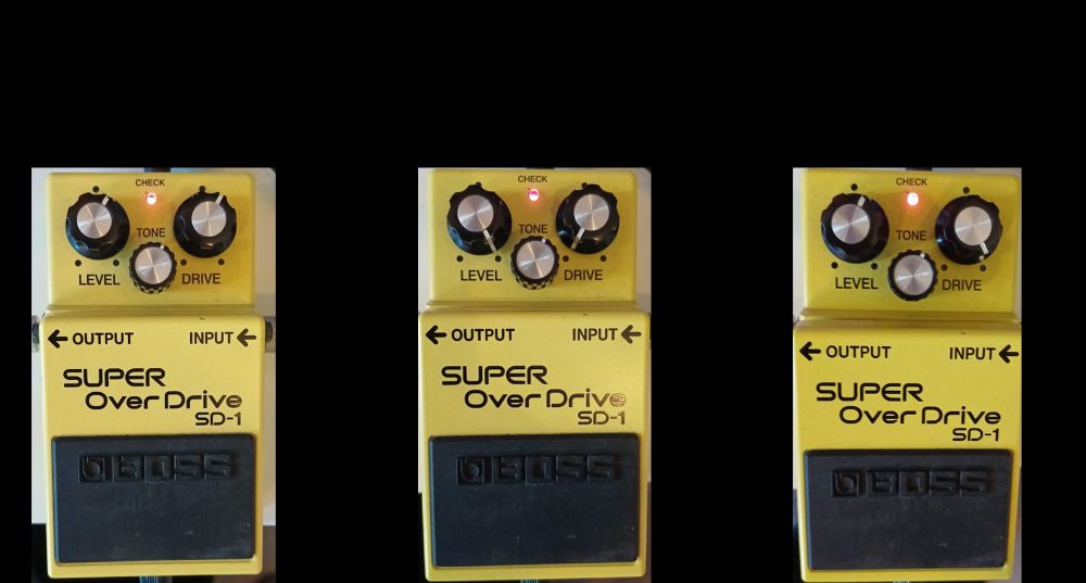Boss SD-1 Super Overdrive 3 Settings for Metal Amp Boost NAM Profiles