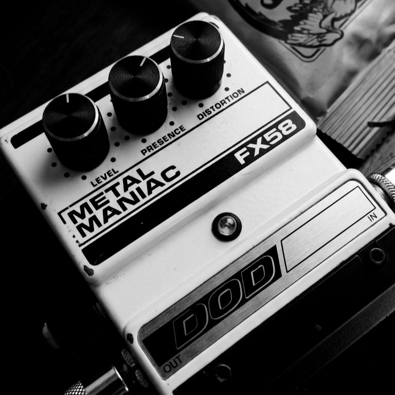 ギター DOD FX58 L MANIAC 90's Cheap Hi Gain Pedal DOD FX58 Metal Maniac (Tamed Beast Pedal