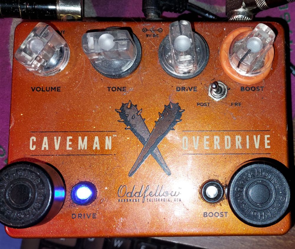 Oddfellow Caveman Drive ギターエフェクター Oddfellow Effects Caveman Overdrive v2 NAM Profiles