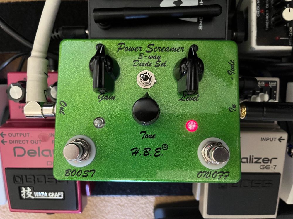 ギター  Brew Electronics HBE Power Screamer HBE Power Screamer Green NAM Profiles by @jprosserjames