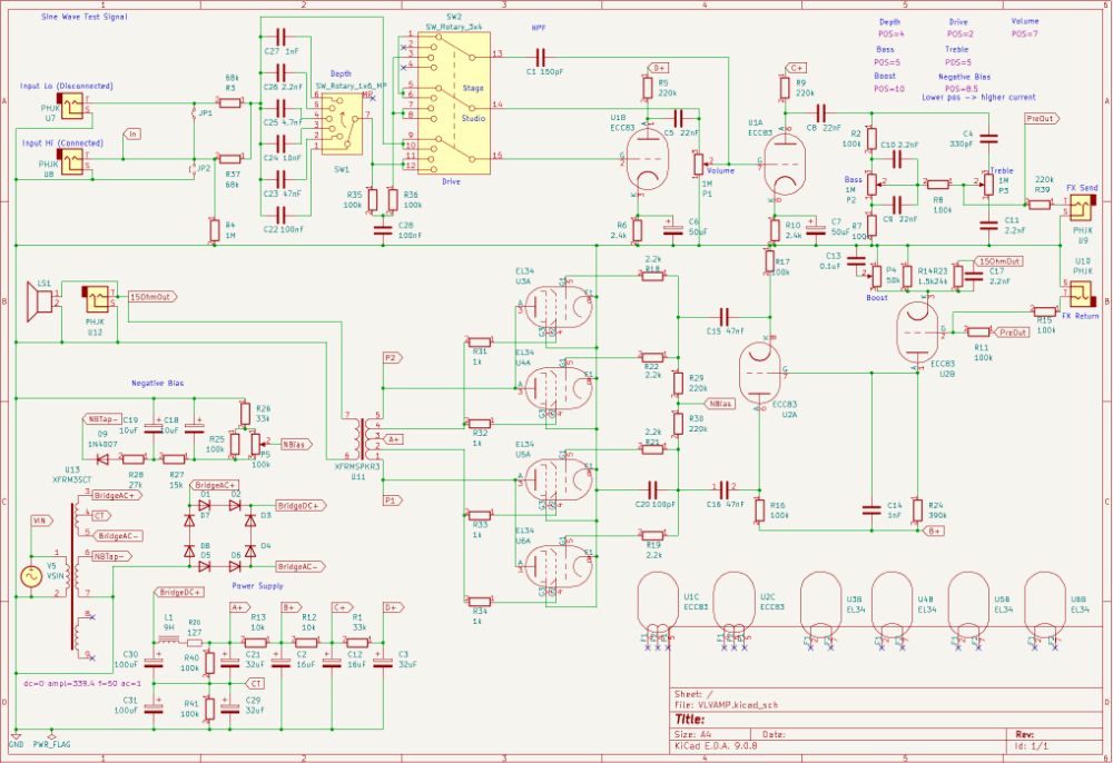 Orange Matamp OR100 (ngspice simulation) NAM Profiles