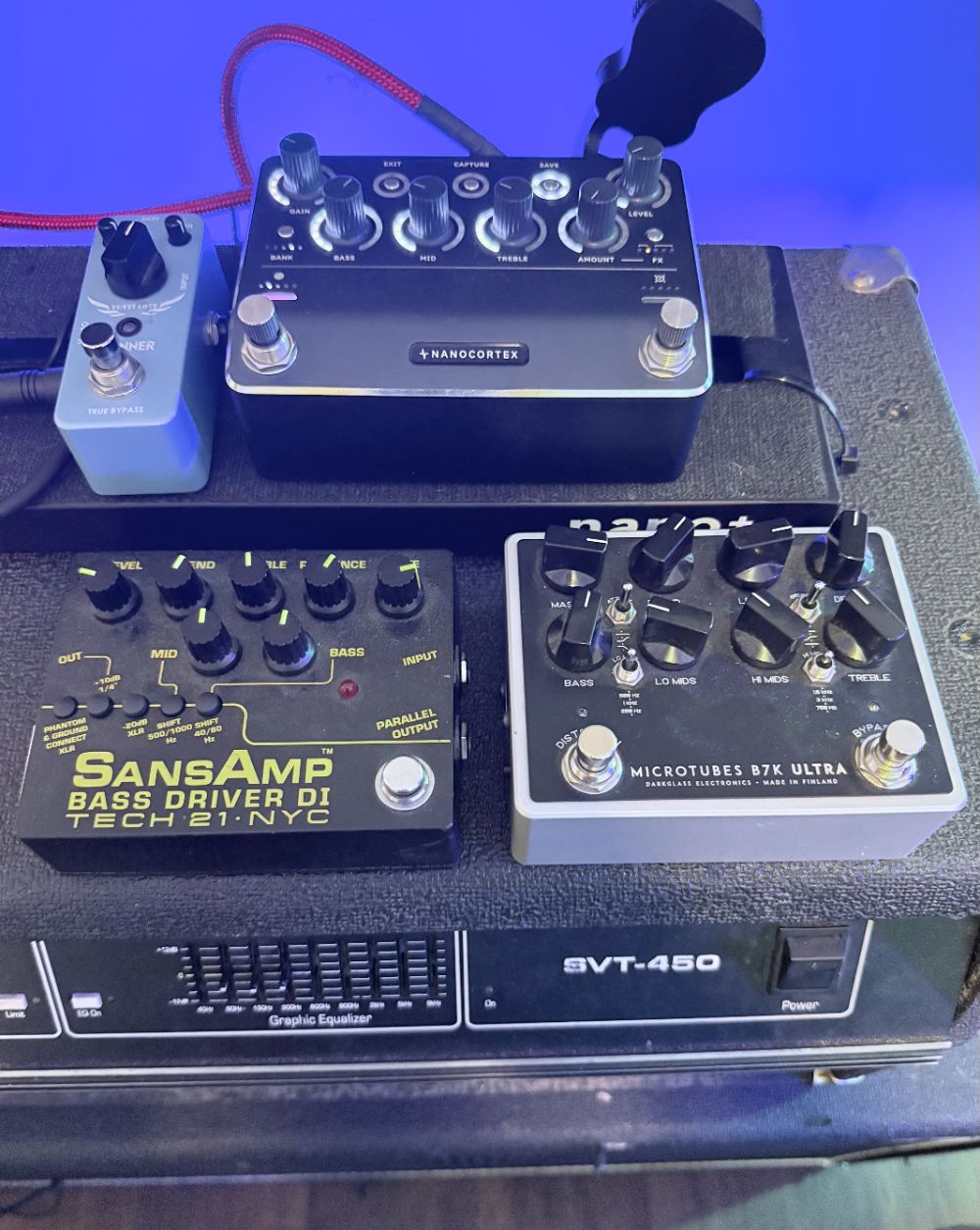 Microtubes B7K Ultra / Tech 21 Sans Amp Bass Driver NAM Profiles