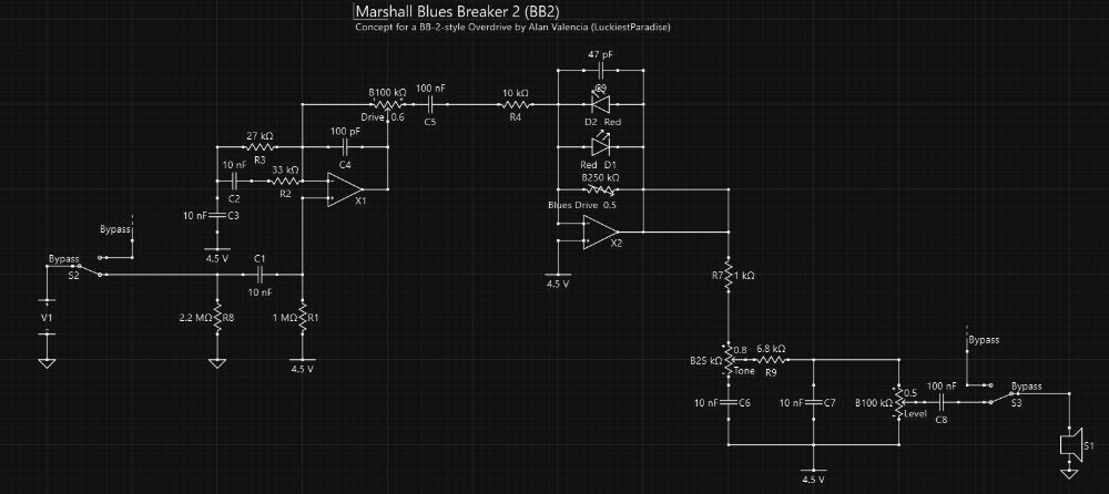 ’s effects BB [Blues Breaker Mod] Marshall Bluesbreaker (BB-2 Mod) NAM Profiles by @luckiestparadise