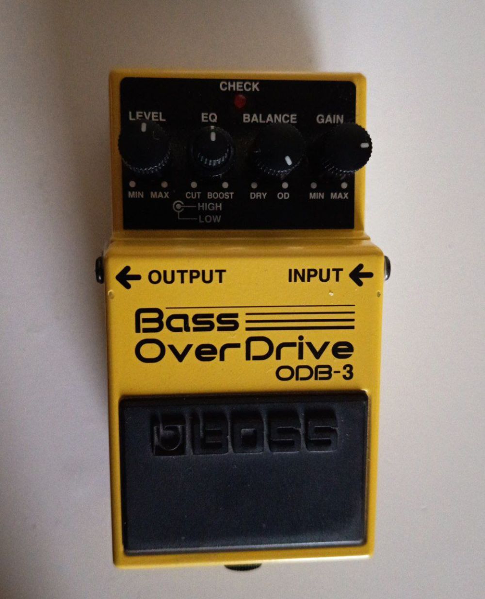 Boss ODB-3 Bass Overdrive (modded) NAM Profiles by @vincenzo