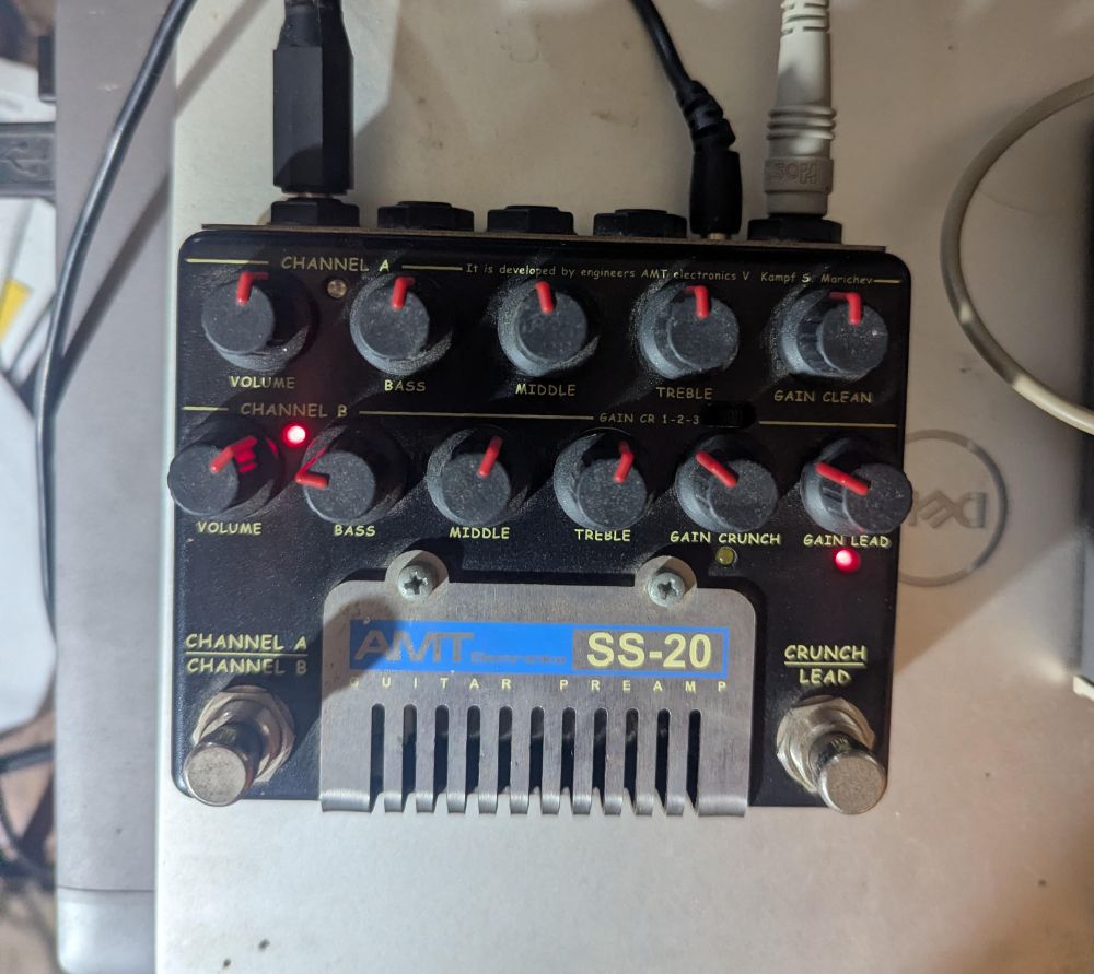 AMT SS-20 (Vacuum Tube) Pedal NAM Profiles by @scottabaillie
