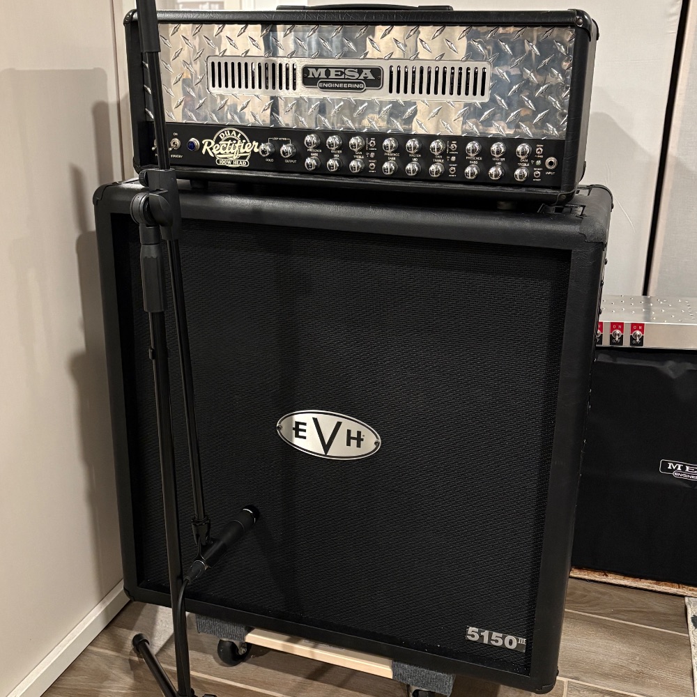 Mesa Boogie Dual Rectifier Multi-Watt Red Modern - EVH 5150III 4x12 ...