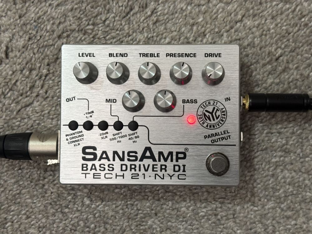 Tech21 SansAmp Bass Driver DI 30th Anniversary Limited Edition NAM